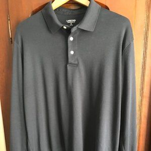 Lands' End Men's LS Polo Shirt Size XL